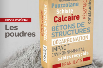 Zoom sur les poudres, ciments, bétons, mortiers