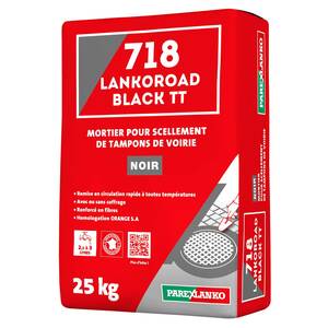 Mortier fibré de voirie 718 Lankoroad Black TT