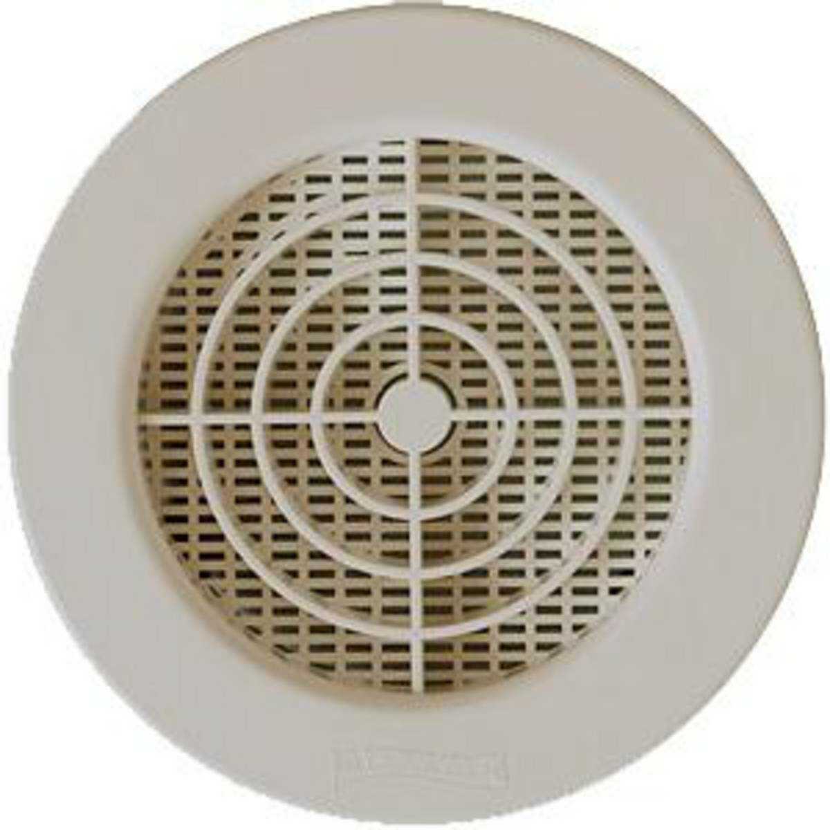 GRILLE RONDE D.100 SABLE