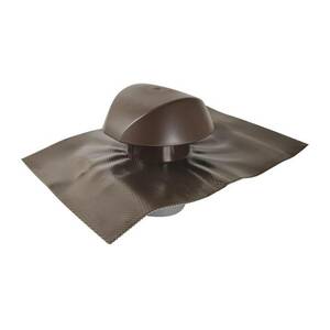 Chapeau de ventilation Atemax® avec collerette d'étanchéité couleur marron