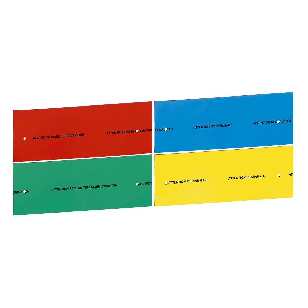 PLAQUE DE PROTECTION 0.35/1M ROUGE