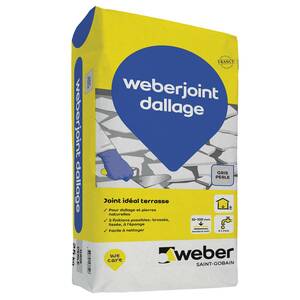 Weber joint Dallage gris perle E07
