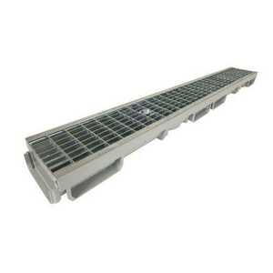 1M CANIVEAU BAS LARG.130 GRILLE B125 CAILLEBO