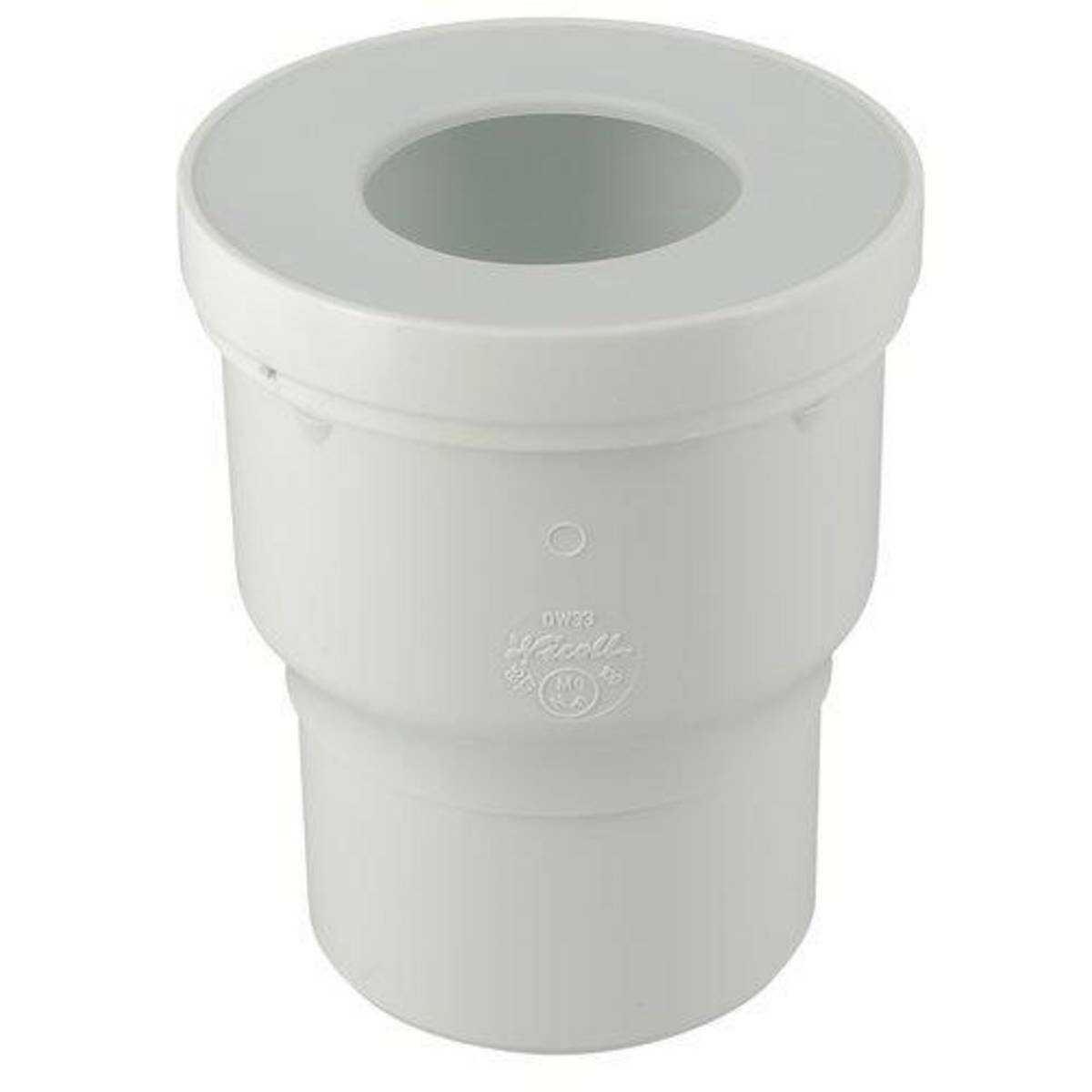 PIPE WC SORTIE DROITE D.100 JOINT 85/107 VRAC