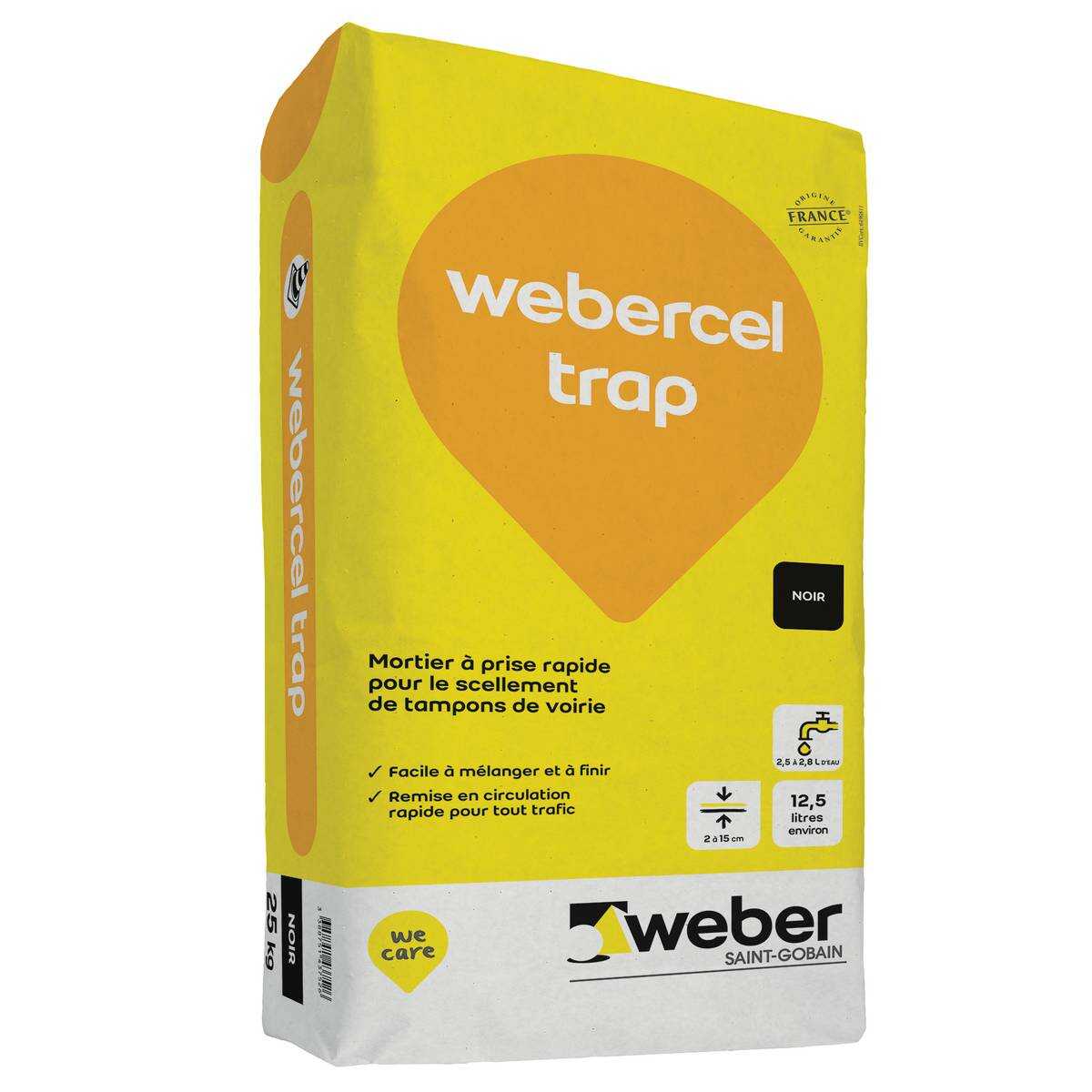 WEBERCEL TRAP NOIR 25KG