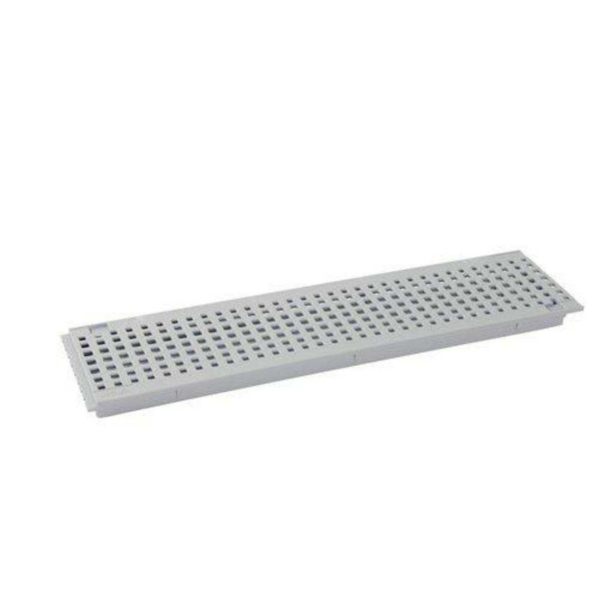 GRILLE CANIV.PISCINE 0.5M LARG.130 A15 GRIS