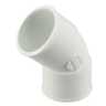 COUDE SIMPLE FF 45' D.32 BLANC