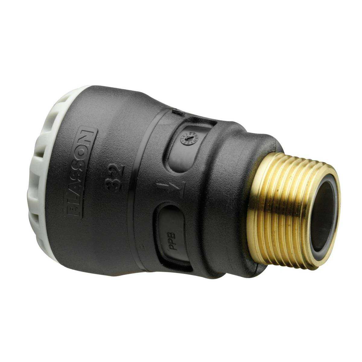 RACCORD MALE S1 FILETAGE LAITON D20X3/4