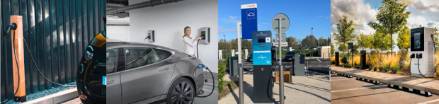 Solutions de recharge de véhicules électriques