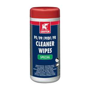 PE-CLEANER WIPES. LINGETTES NETTOYANTES POUR PE, PP, PVDF ET PB.