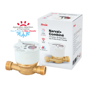 Compteur eau chaude-eau froide NARVAL+ combiné d’ITRON